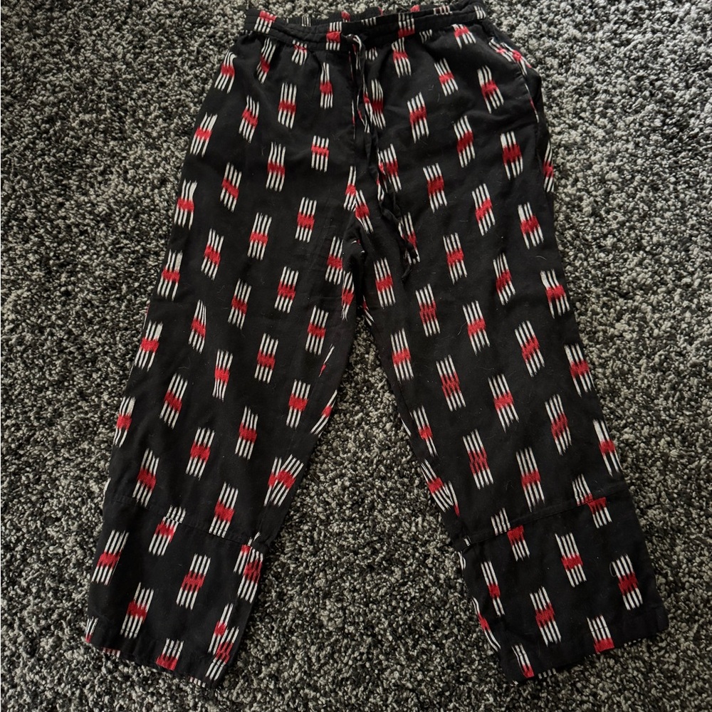 Mata Traders Black and Red Patterned Miller Pants